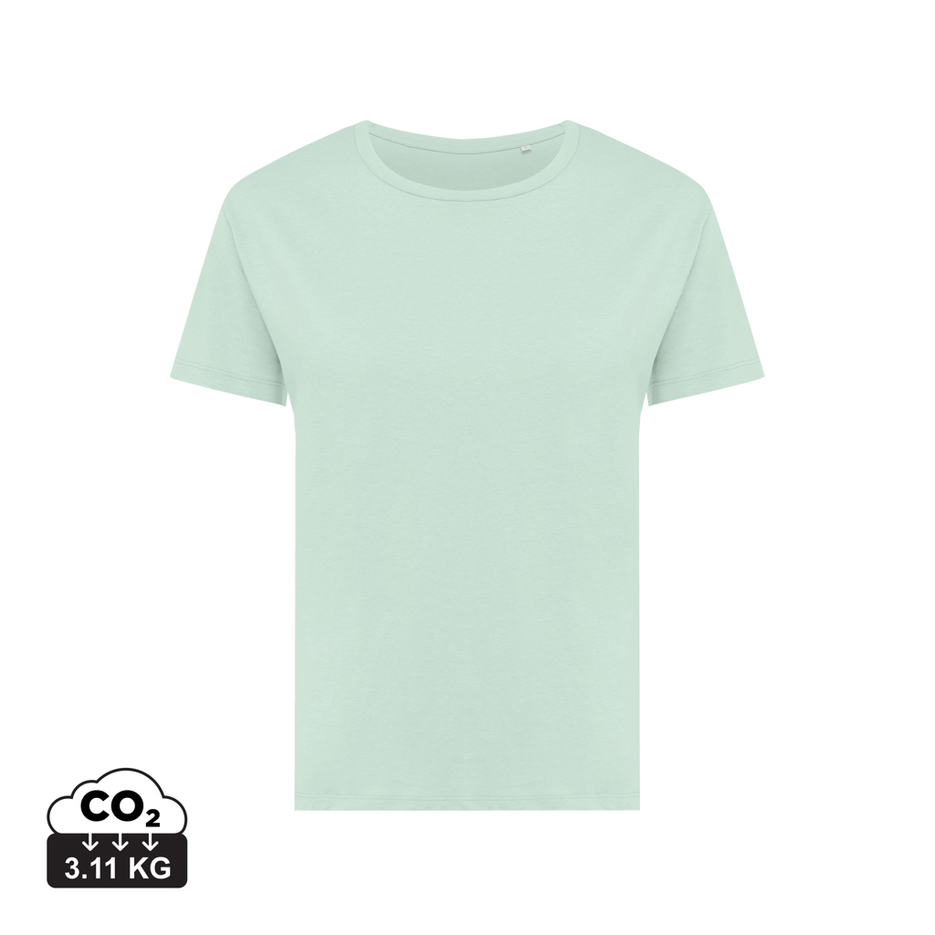 T-shirt Femme personnalisable coton bio 160g Yala Iqoniq crushed mint